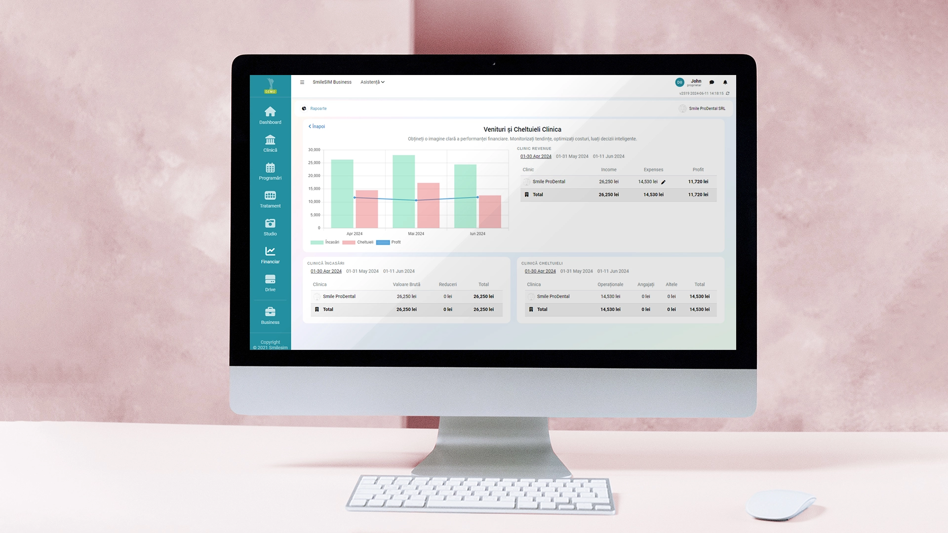 Software application feature preview of Accountancy module