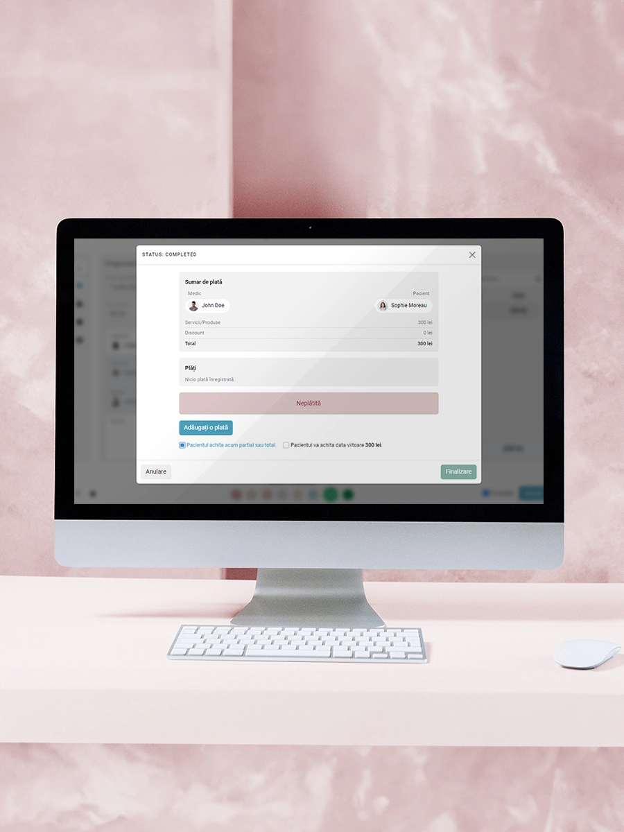Revenue and Payment Management software application feature