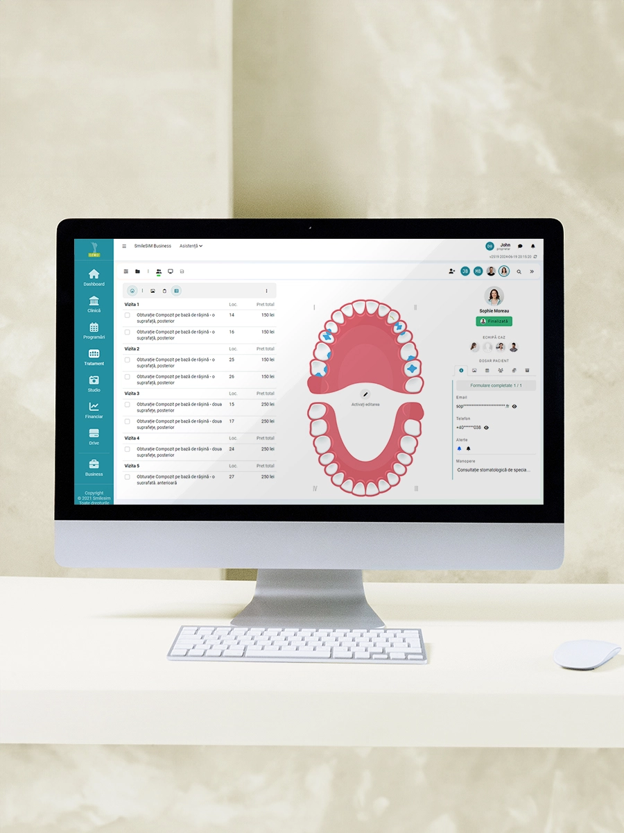 Treatment Plan software application feature