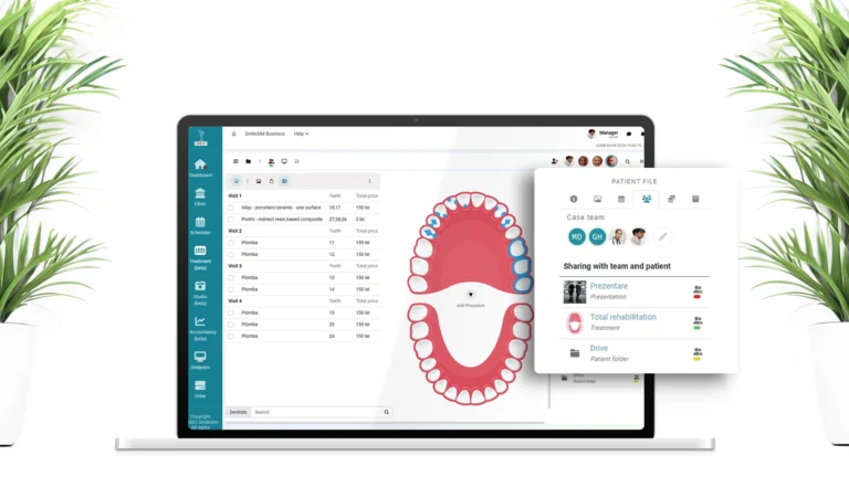 smilesim dental app quick share txplan with dental team and patient